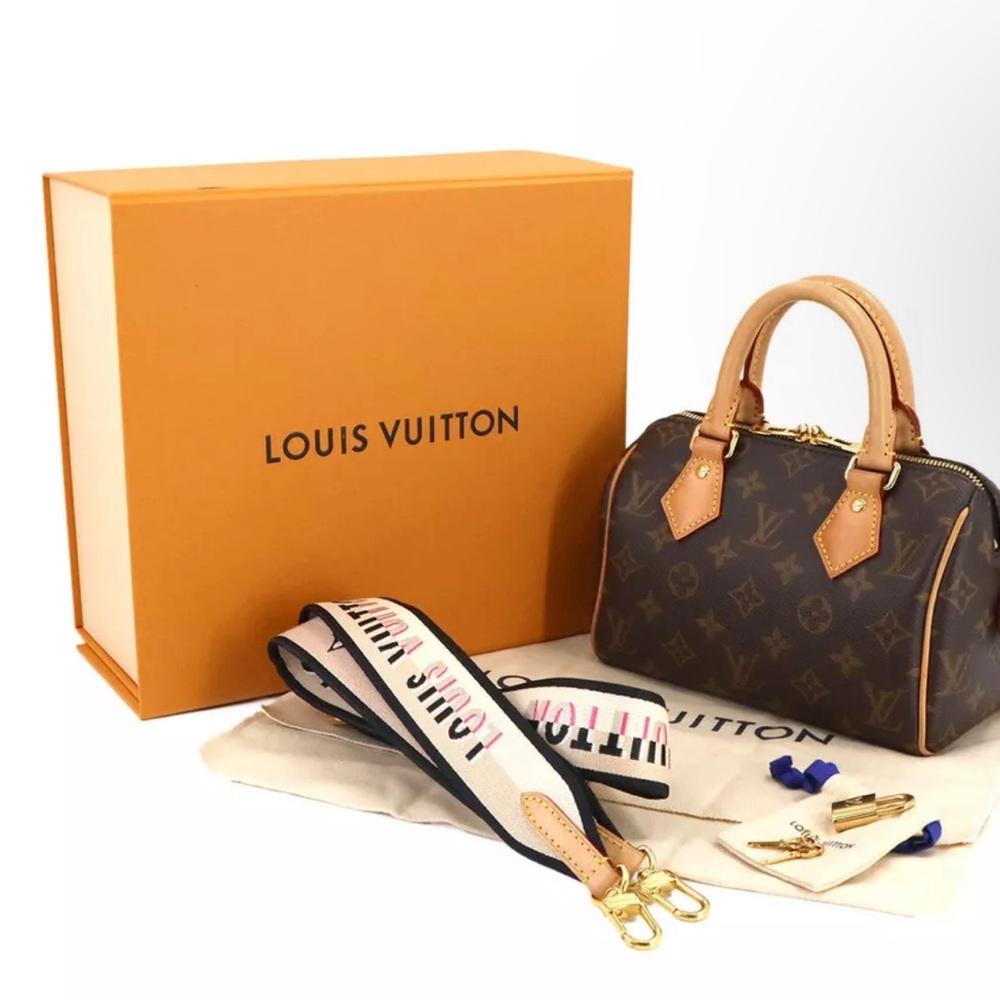 LOUIS VUITTON Monogram Speedy Bandouliere